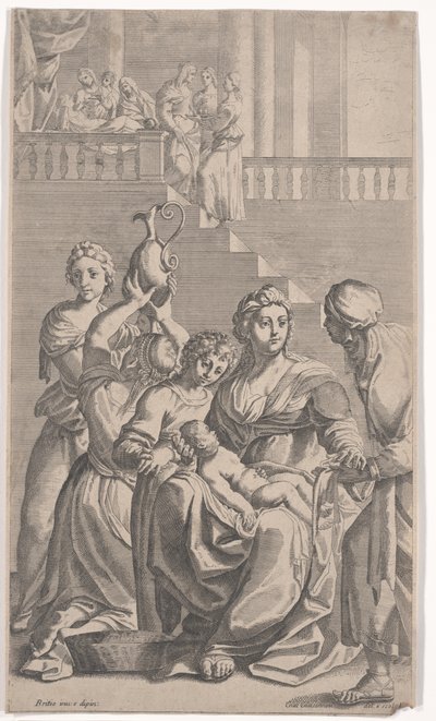 Birth of St. Benedict by Giacomo Maria Giovannini